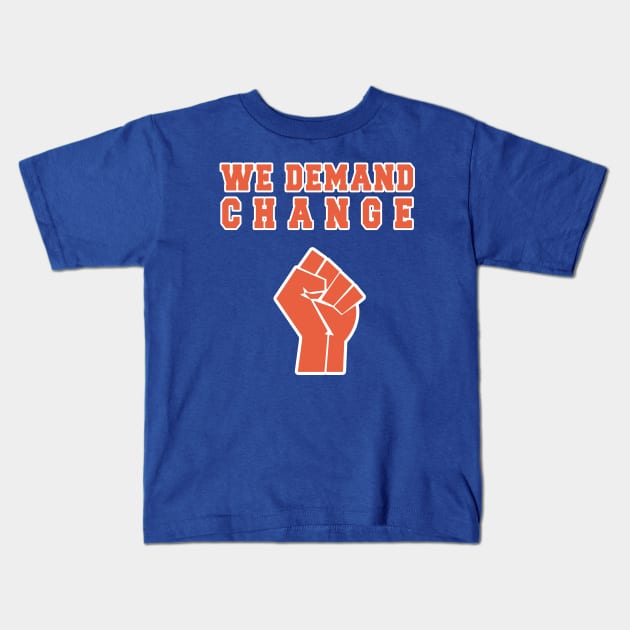 We Demand Change - New York City - BLM Kids T-Shirt by guayguay